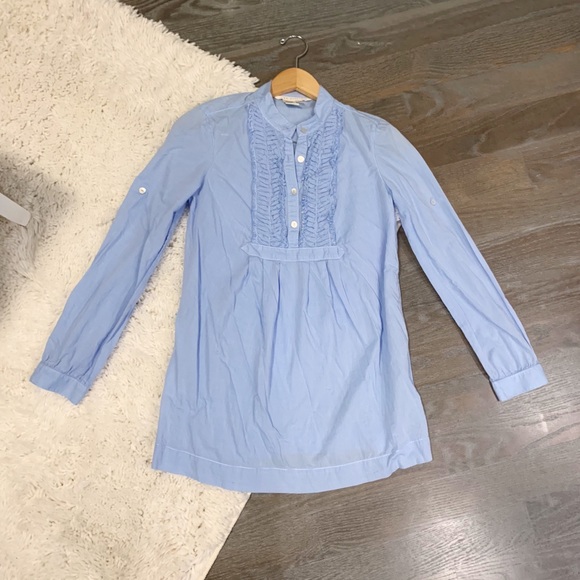 Max Studio Tops - Max studio light blue top shirt tunic long sleeve